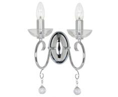 Atenea Applique murale double Chromé