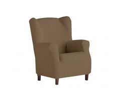 Eysa Dorian bi-élastique Housse de Fauteuil Repose-téte 11-Beige, Chenille, 37x9x29 cm