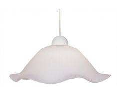 Tosel 10022 Suspension Fleuve Verre 100 W E27 Ambre