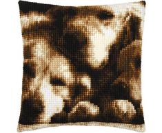 Vervaco Kit Coussin au Point de Croix Chien Dormant