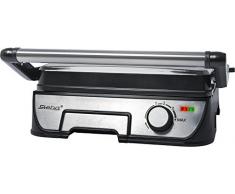 Steba FG 56Â Basse Fat de contact Barbecue, tempÃ©rature rÃ©glable en continu, surface de cuisson 2Â x 29Â x 22Â cm