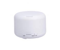 AmazonBasics Diffuseur dâhuiles essentielles dâaromathérapie à ultrasons Veilleuse 7 couleurs et minuteur Base blanche 500 ml
