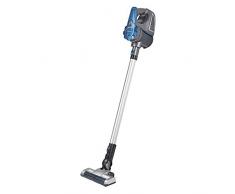 Bestron Aspirateur à main sans fil avec tube télescopique, Sans sac, Capacité : 0,6 L, 120 W, Bleu/Gris