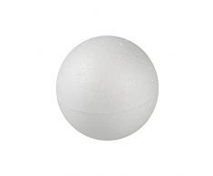 Decora en polystyrÃ¨ne Petite Boule Forme Sucette gÃ¢teau pour dÃ©coration, Blanc cassÃ©, 5Â cm, 10Â piÃ¨ces