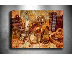 Bonamaison Peinture sur toile, multicolore, 40 x 60 cm - ConÃ§u et fabriquÃ© en Turquie