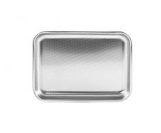 Steelpan 110490 Plat à Four (Oven rectangulaire en Acier Inoxydable Acier Inoxydable)