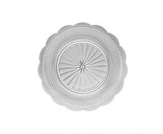 Villeroy&Boch 11-7319-8630 Villeroy & Boch-Boston Lot de 4 assiettes à dessert rondes en verre cristal avec décorations extravagantes et coupe élégante Passe au lave-vaisselle