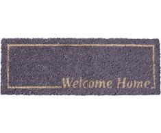 HMT Paillasson Coco - Welcome Home 26x75cm 100%, Taupe