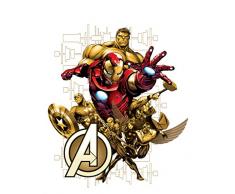 AG Design DK 1718Â Marvel, Sticker Mural, 1Â Partie, Papier, Multicolore, 0,1Â x 65Â x 85Â cm