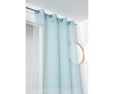 Linder Voilage à Oeillets, Bleu, 150x240