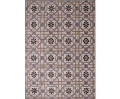 Alfombrista Tapis 67 x 135 D-06 Caffé, Poils 100% Base 90% Viscose et 10% Chenille, 67 x 135 cm.