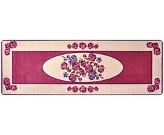 Tapis de qualité supérieure pour Salon, Chambre denfant, Couloir, Salle de Bain, intérieur et extérieur | Tapis antidérapant et Lavable | Tapis Aubus 60 x 180 cm Rose | Deco-Mat
