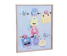 Dcasa Panneau avec Pinces Monstres Ornements Meubles Autocollants décoration de la Maison Unisexe Adulte Couleur Unique