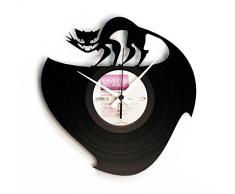 Disc O Clock DOC003 Pendule Disque 33 Tours Curiosity Killed The Cat Noir