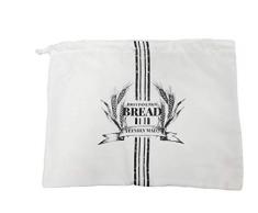 Zielonka Sac à Pain en Coton, Coton, WeiÃ, 43 x 34 cm