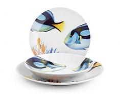 Home Antigua Service de table 18 piÃ¨ces, Coupe, Porcelaine