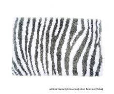Vervaco PN-0172811 Zebra Look Tapis en coton Multicolore Env. 67 x 44 cm.