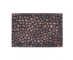 dcasa DCASA Relieve Bois Référence DC Paillasson Textile pour Maison Unisexe Adulte, Couleur, 40 x 60 x 0,7