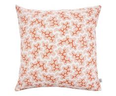 Maison Martin Morel 0660042082121 Coussin Rectangulaire Verso Coton Corail/Orange 8 x 30 cm
