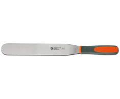 Sanelli Ambrogio Tecna Spatule Coudee Droite, Acier, Orange/Gris