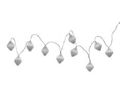 Mathias 3180203 Guirlande 10 LED Origami Papier, IntÃ©grÃ©, 31 W, Blanc, L300