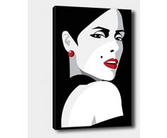 Bonamaison Peinture sur toile, multicolore, 40 x 60 cm - Conçu et fabriqué en Turquie