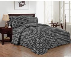 Kensie Draps - (Full/Queen/King), Gris, King