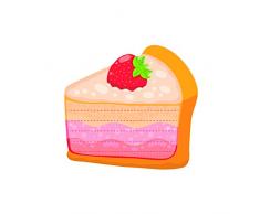 Maildor Modu Memo Notes 6,7x5,8 cm gÃ¢teau aux Fraises Papier Multicolore 14 x 8 x 0,7 cm