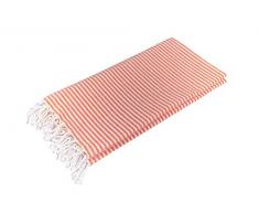 Sun and Surf Coral Fouta 100% Cotton 2600-F4, 90x170cm