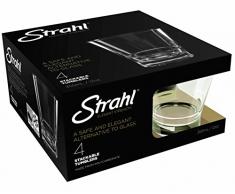 Strahl Verre Ã Eau en Polycarbonate incassableÂ âÂ Capella, Pile, 355Â ML (Lot de 4)