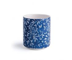 Excelsa Tasse Orientale, Porcelaine 100 ML Fiori Blu