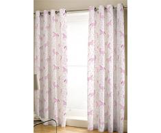 Catherine Lansfield Linge de lit Rideaux Motif Licornes Rose, Tissu, Rose, 27 x 3 x 37 cm