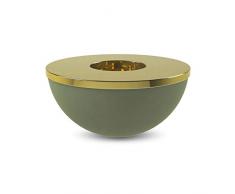 Cooee Design Light Bowl Photophore en cÃ©ramique Vert Laiton 10 cm