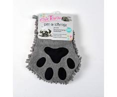 Essuie Toutou Essuie Toutou - Gant Microfibre De Toilettage Gris - Nettoie Votre Animal Au Moment Du Bain Pour Chien Gris