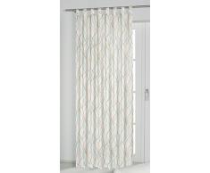 Löscher-Tirol Voilage à Passants, Polyester, Bleu