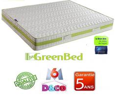 Greenbed - Matelas Grand Luxe et Grand Confort ViscoClassique - Taille : 140x190cmx22 cm