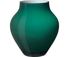 Villeroy & Boch Oronda Vase Emerald Green, 21 cm, Verre, Vert