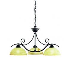 Wofi 5128.03.09.0000 Lacchino Lustre 3 L E27 Marron 60 W