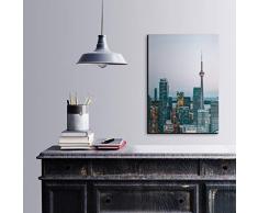 Bonamaison DÃ©coration Murale Impression sur Toile, Dimensions: 50 x 70 Cm - ConÃ§u et fabriquÃ© en Turquie