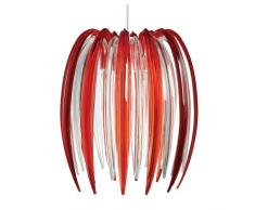 Lighting Web Co Suspension en acrylique Design griffes Transparent/rouge