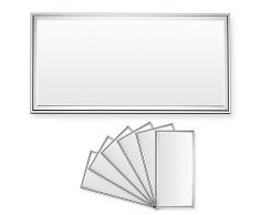 6x LEDVero 30x60 Panneau Ultraslim de LED - 20W, 1600lm, 4500K Plafonnier encastré avec clips de montage et transformateur EMV2016 - blanc neutre