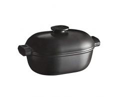 Emile Henry EH776645 0 SUR LE FEU cocotte Ovale 6 4,5l Couleur Ardoise
