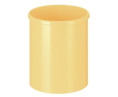 V-part corbeille Ã papier mÃ©tallique 15 litres (jaune)