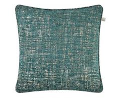 Dutch Decor Sigma Coussin, Viscose, Ãmeraude, 45Â x 45Â cm
