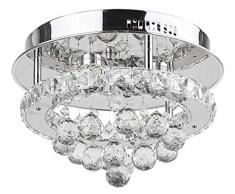 Rabalux 2734 Plafonnier, Cristal, 21 W, Transparent