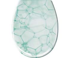 Kleine Wolke Soapy Abattant de WC Duroplast Bleu Eau Dimensions : Environ 37 x 45 cm
