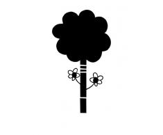 Lo + deModa nov061 â 87 Stickers muraux Motif Arbre Multicolore