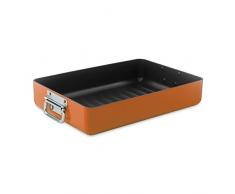 Berghoff 3700168 Plat à Rôtir Orange, Aluminium forgé, 35 x 24 x 7 cm