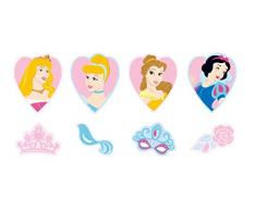 Leisurebrands Mini Stickers muraux en Mousse Princesses Disney
