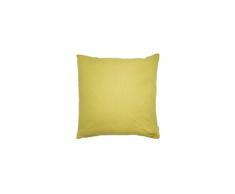 ZONS Coussin 45x45cm 4 Couleurs + Rembourrage 450g (Jaune)